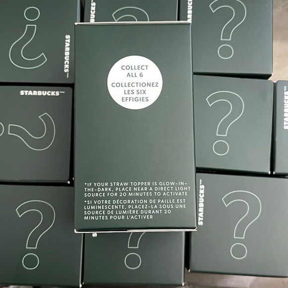 NEW Starbucks Surprise Silicone Straw Topper Mystery Blind Box Limited Holiday - Picture 4 of 6